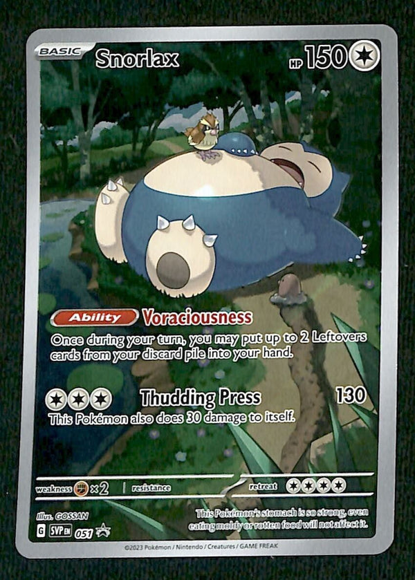 Snorlax Promo SVP 051, NM Pokemon Card