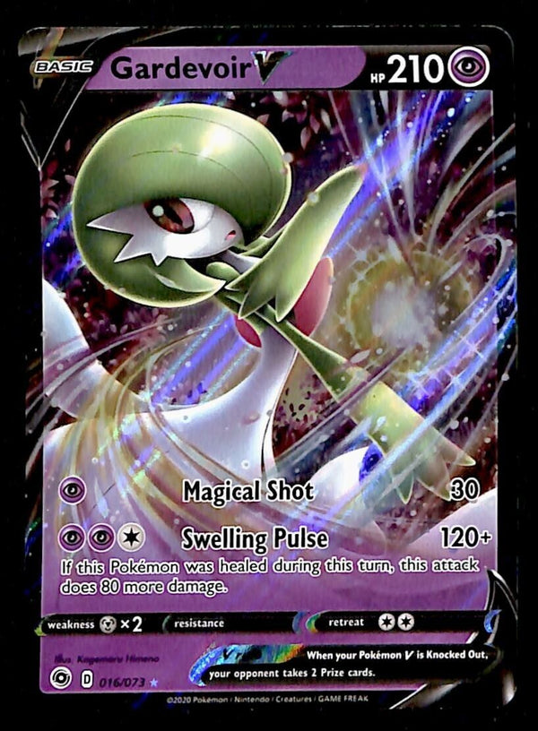 Gardevoir V Ultra Rare Champions Path 016/073, NM Pokemon Card