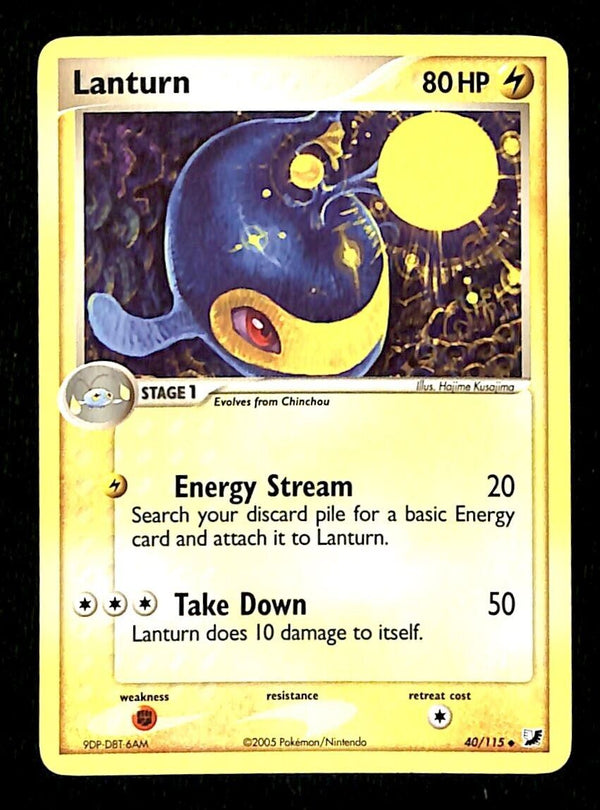 Lanturn Unseen Forces NM, 50/115 Pokemon Card Lanturn Unseen Forces NM, 50/115 Pokemon Card