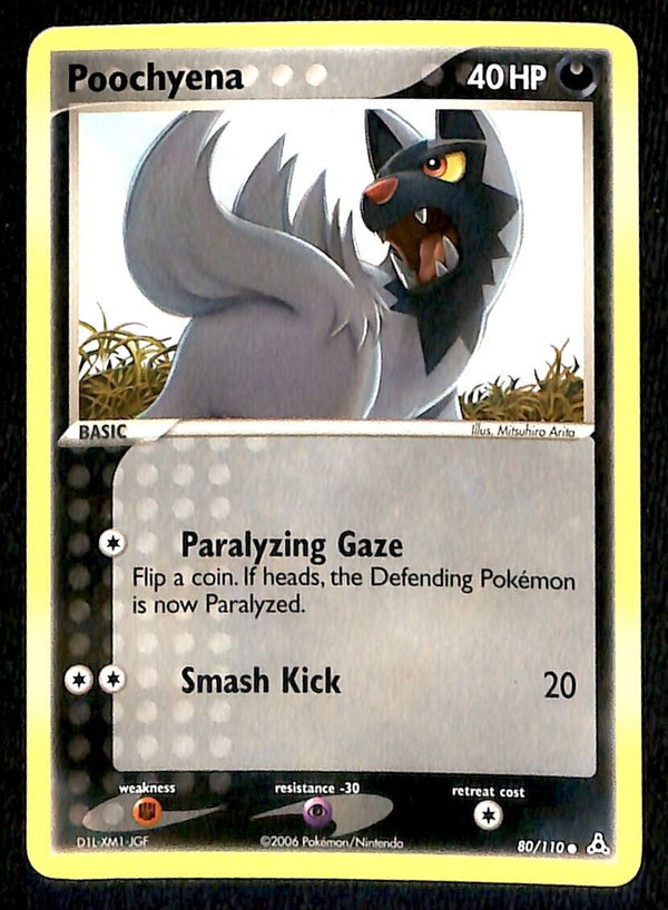 Poochyena Holon Phantoms NM, 80/110 Pokemon Card