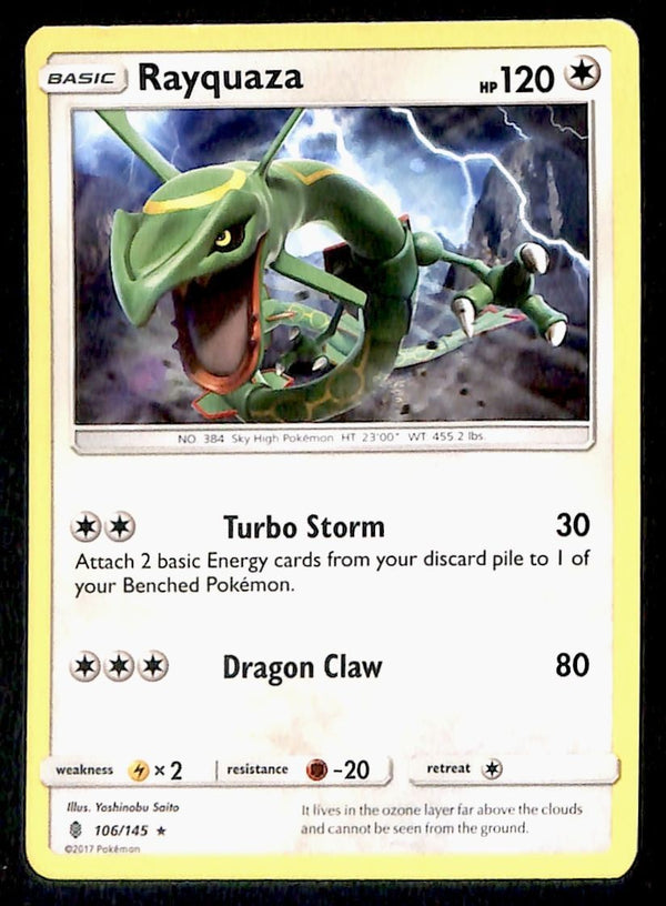 Rayquaza Guardians Rising 106/145, EX Pokemon Card