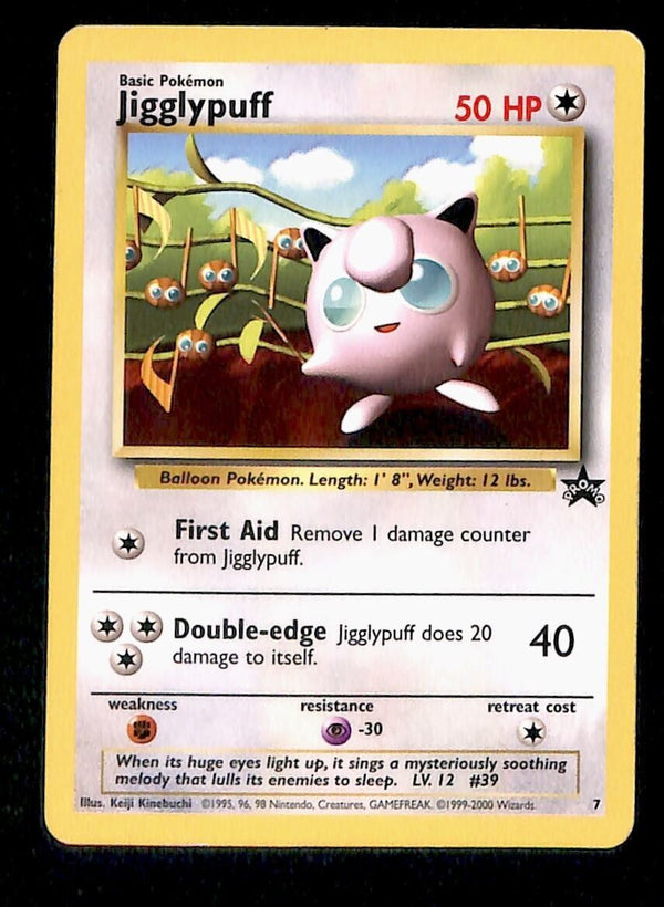Jigglypuff Black Star Promo 7, EX Pokemon Card