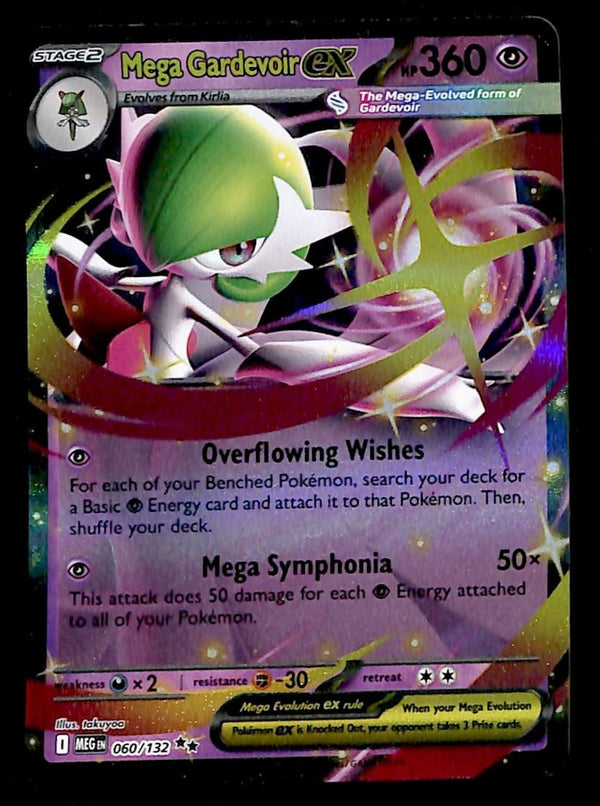 Mega Gardevoir ex Mega Evolution MEG 060/132, NM Pokemon Card