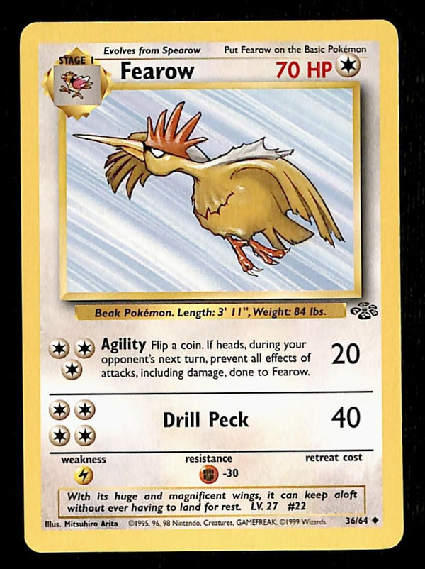 fearow Jungle NM, 36/64 Pokemon Card