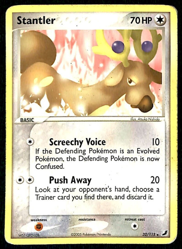 Stantler Unseen Forces VG, 32/115 Pokemon Card