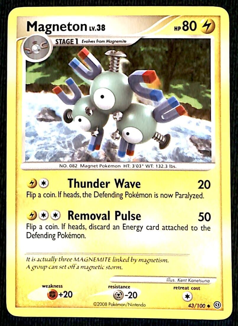 Magneton Stormfront NM, 43/100 Pokemon Card