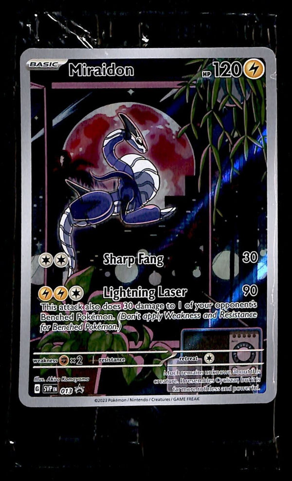 SEALED Miraidon Promo SVP 013, NM Pokemon Card