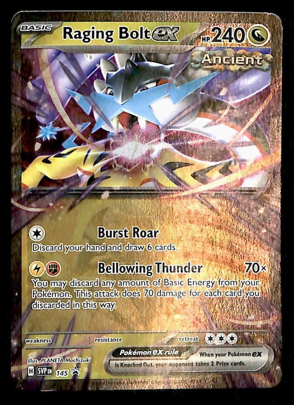 Raging Bolt SVP 145 Promo, NM Pokemon Card