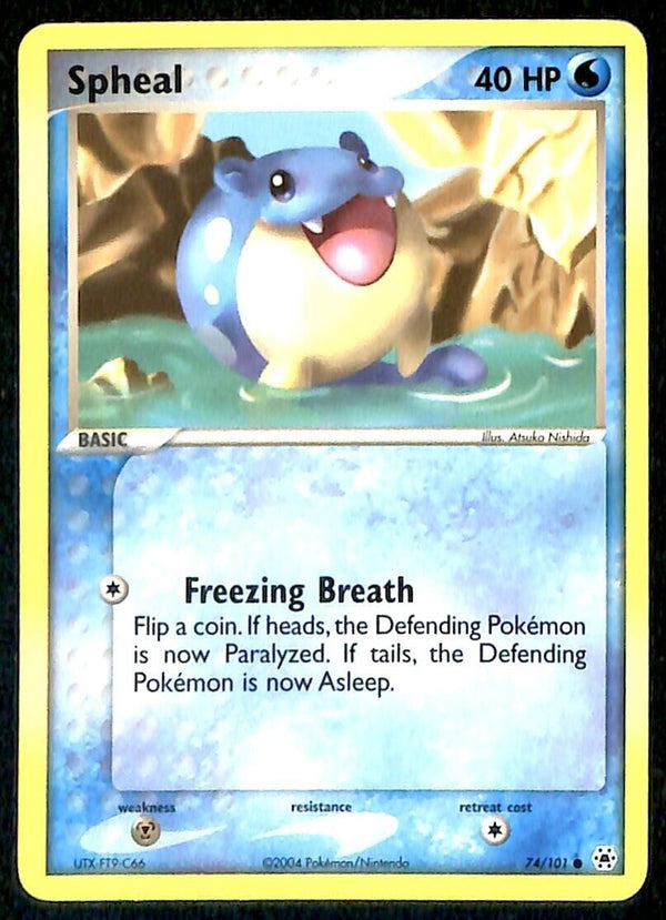 Spheal Hidden Legends NM, 74/101 Pokemon Card Spheal Hidden Legends NM, 74/101 Pokemon Card