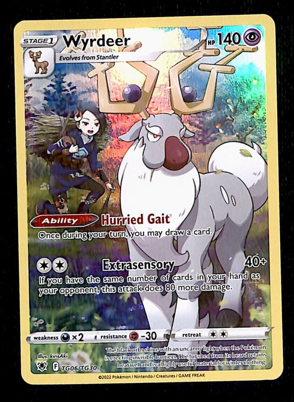 Wyrdeer Full Art Trainer Gallery Astral Radiance TG06/TG30, NM Pokemon Card