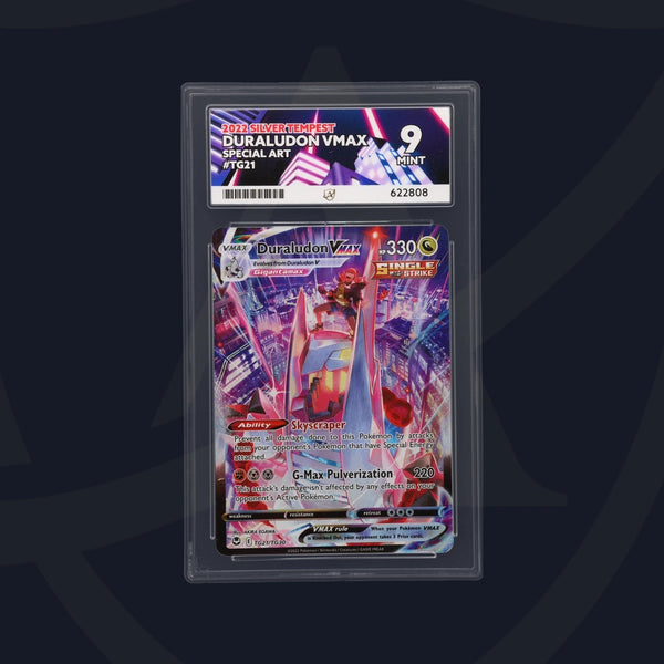 Duraludon VMAX Special Art Silver Tempest TG21/tg30, ACE 9 Graded Pokemon Card
