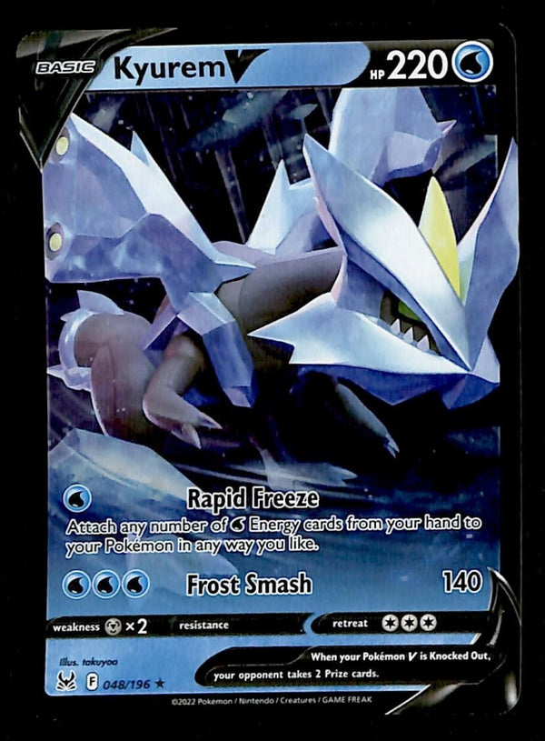 Kyurem V Ultra Rare Lost Origin 048/196, NM Pokemon Card