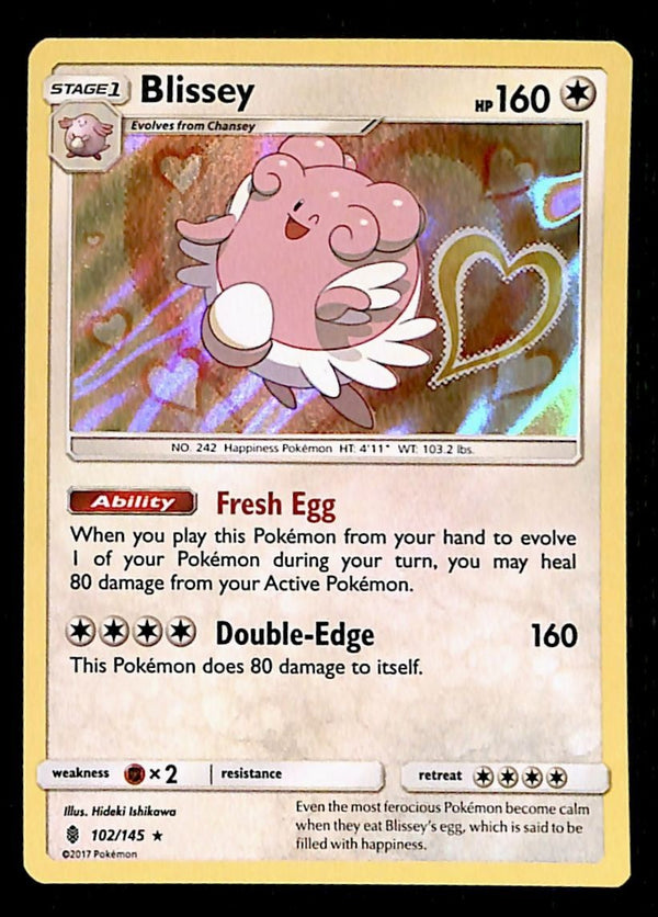 Blissey Holo Guardians Rising 102/145, EX Pokemon Card