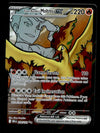 Team Rockets Moltres Full Art Destined Rivals 208/182, NM PokemonCard