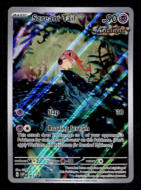 Scream Tail Illustration Rare Promo SVP 065, NM Pokemon Card