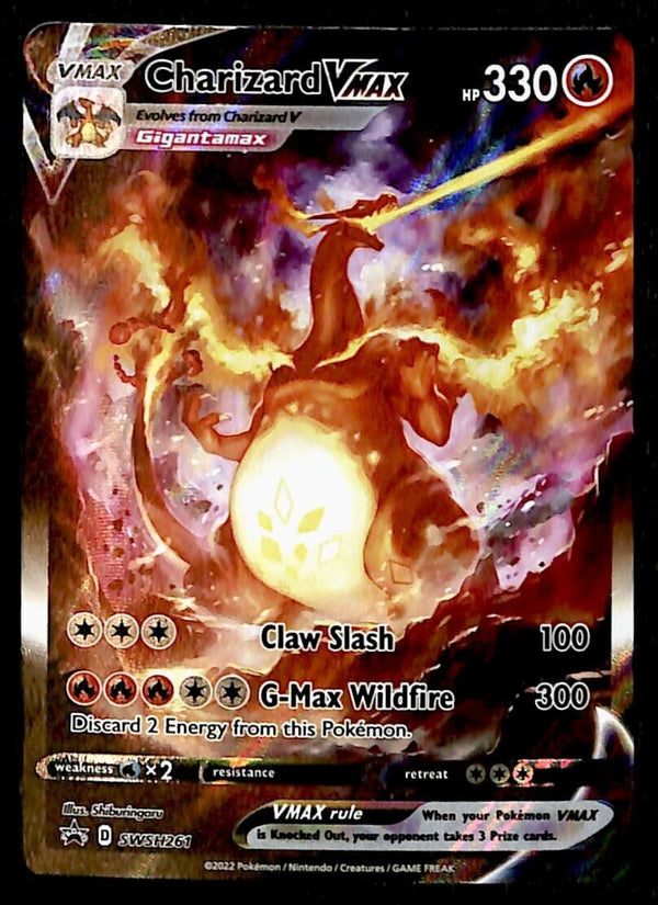 Charizard VMAX Black Star Promo SWSH 261, NM Pokemon Card