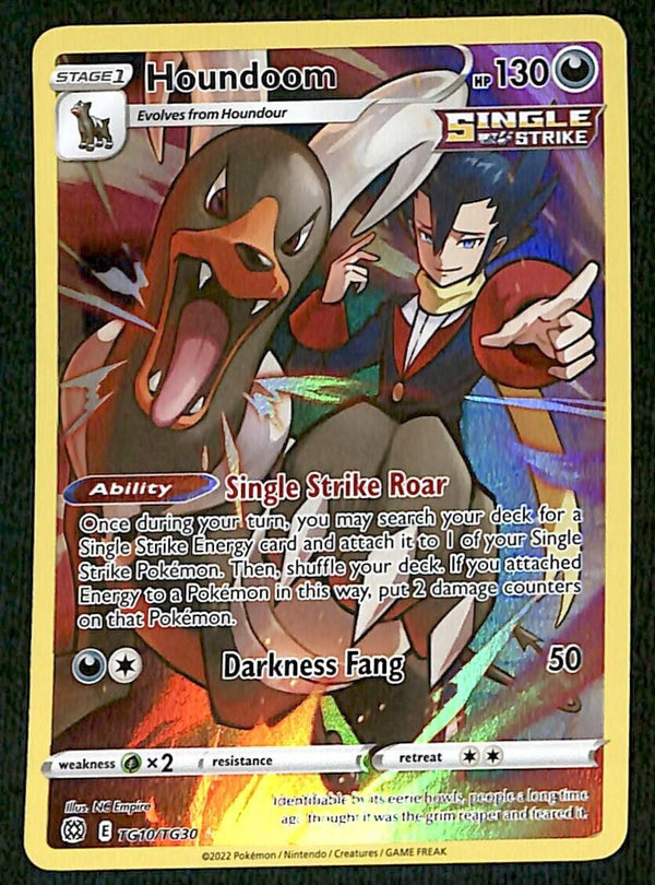 Houndoom Trainer Gallery Brillint Stars TG10/TG30, NM Pokemon Card