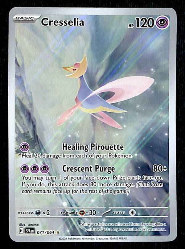 Cresselia Illustration Rare Shrouded Fable 071/064, NM Pokemon Card