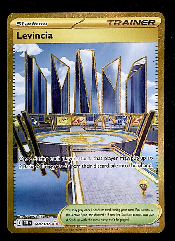 Levincia Full Art Hyper Rare Destined Rivals 244/182, NM PokemonCard