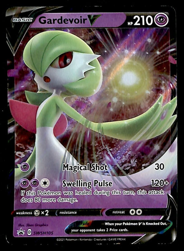 Gardevoir V Black Star Promo SWSH 105, NM Pokemon Card
