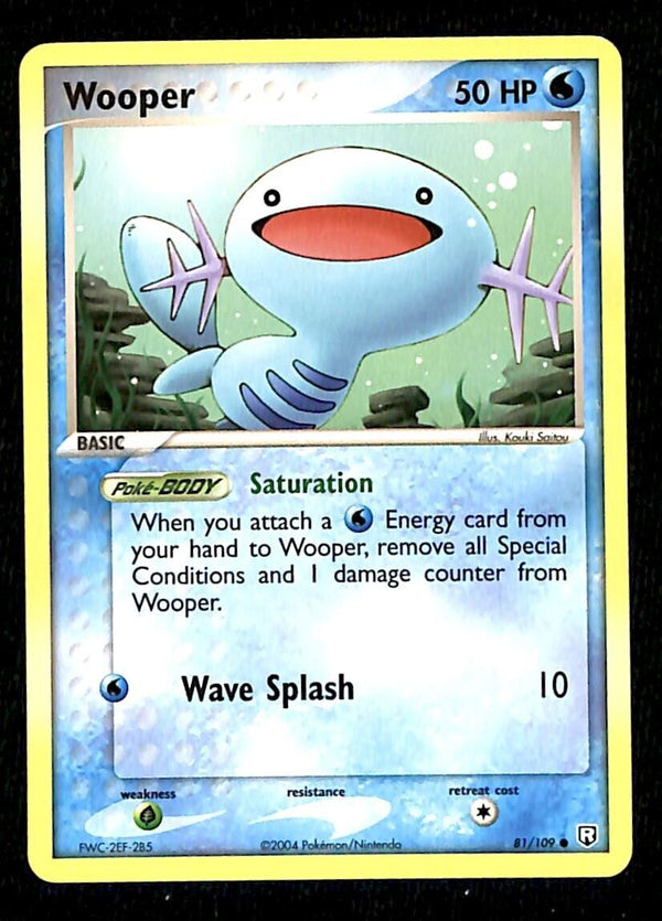 Wooper Team Rocket Returns NM, 81/109 Pokemon Card