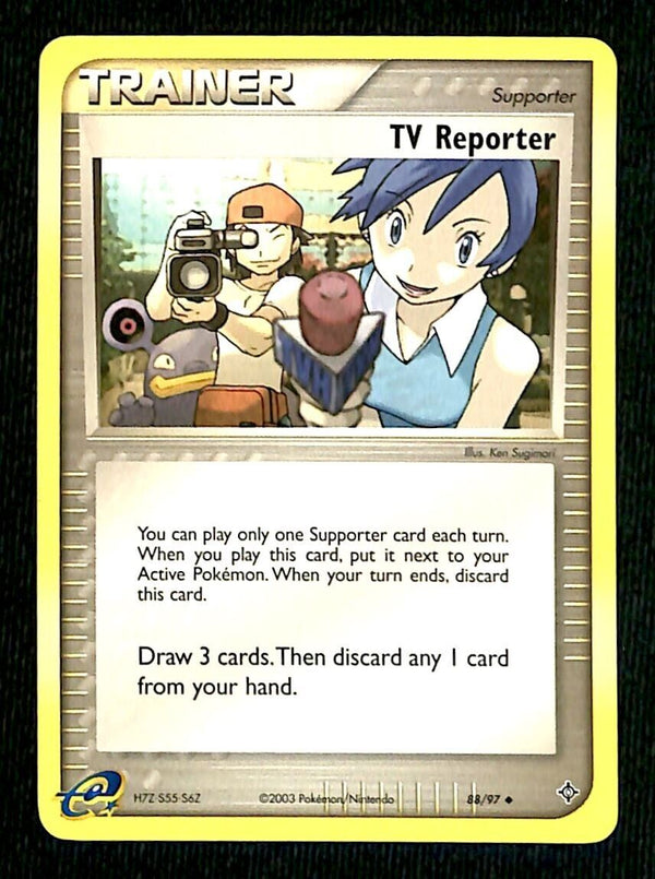 TV Reporter EX Dragon NM, 88/97 Pokemon Card