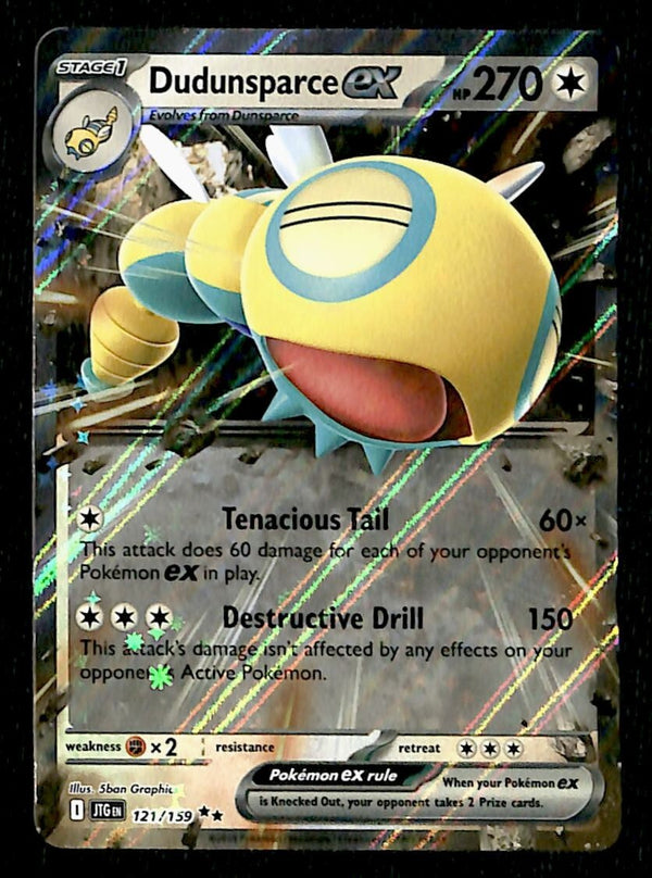 Dudunsparce ex Ultra Rare Journey Together 121/159, NM Pokemon Card