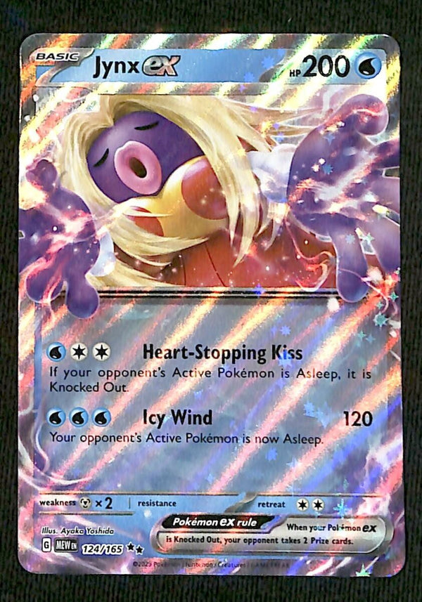 Jynx ex Scarlet & Violet 151 124/165, NM Pokemon Card