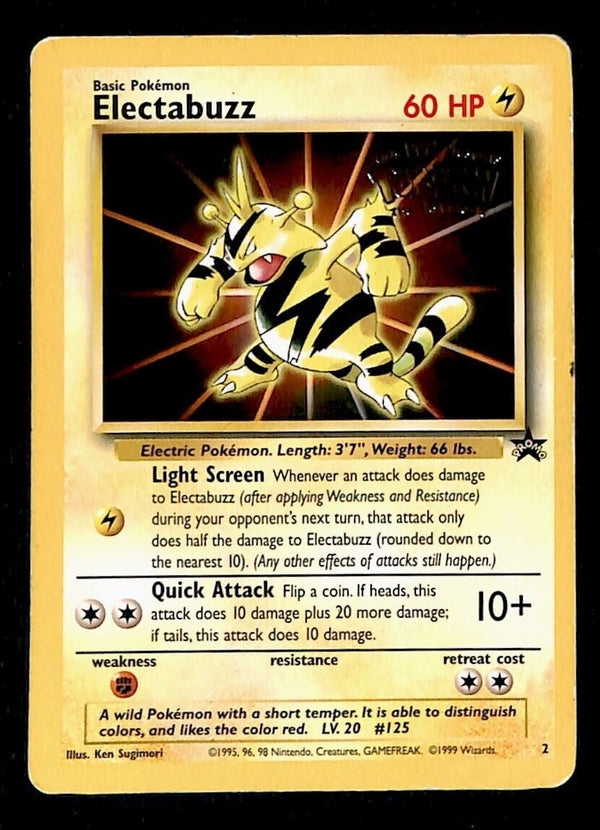 Electabuzz Black Star Promo 2, VG Pokemon Card