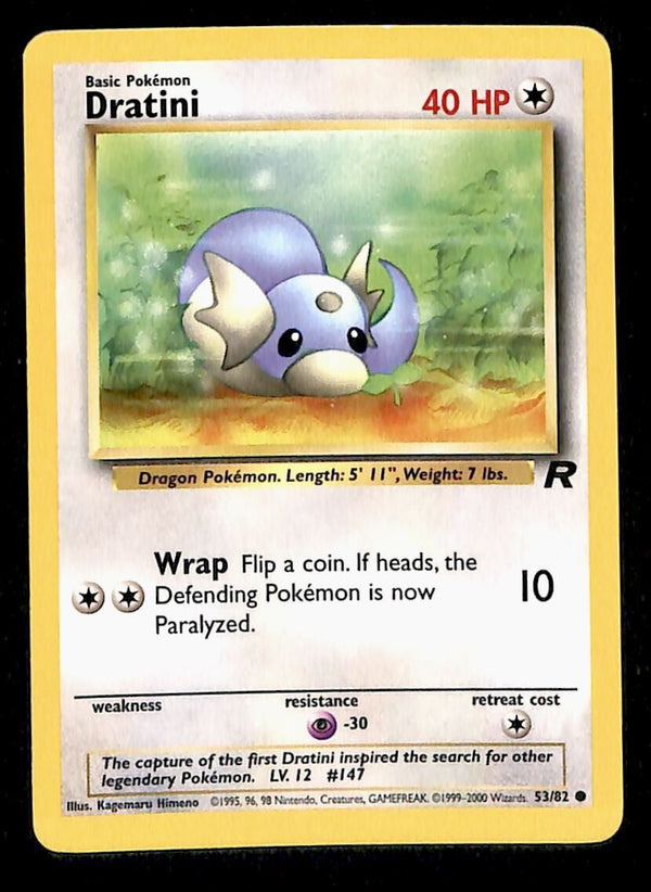 Dratini Team Rocket EX, 53/82 Pokemon Card