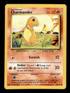 Charmander Base Set 1999 Unlimited Print LP, 46/102 Pokemon Card.