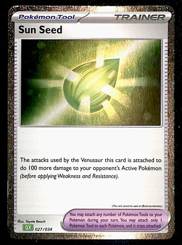 Sun Seed Holo Classic Collection 027/034, NM Pokemon Card