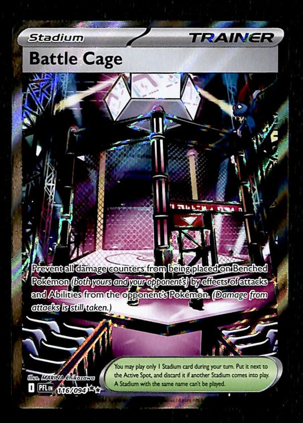 Battle Cage Full Art Phantasmal Flames 116/094, NM Pokemon Card