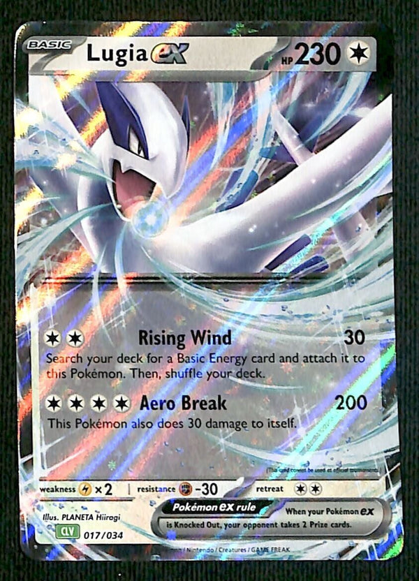 Lugia ex Classic Collection 017/034, NM Pokemon Card