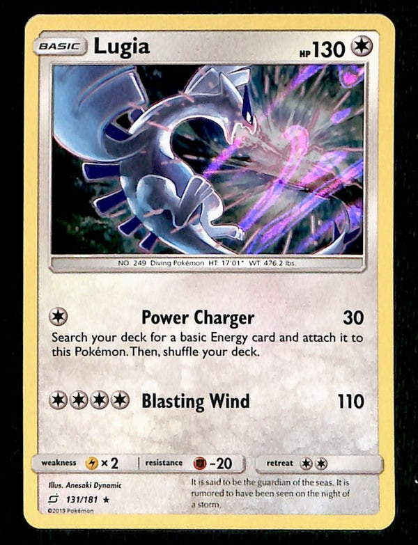 Lugia Team Up 131/181, NM Pokemon Card