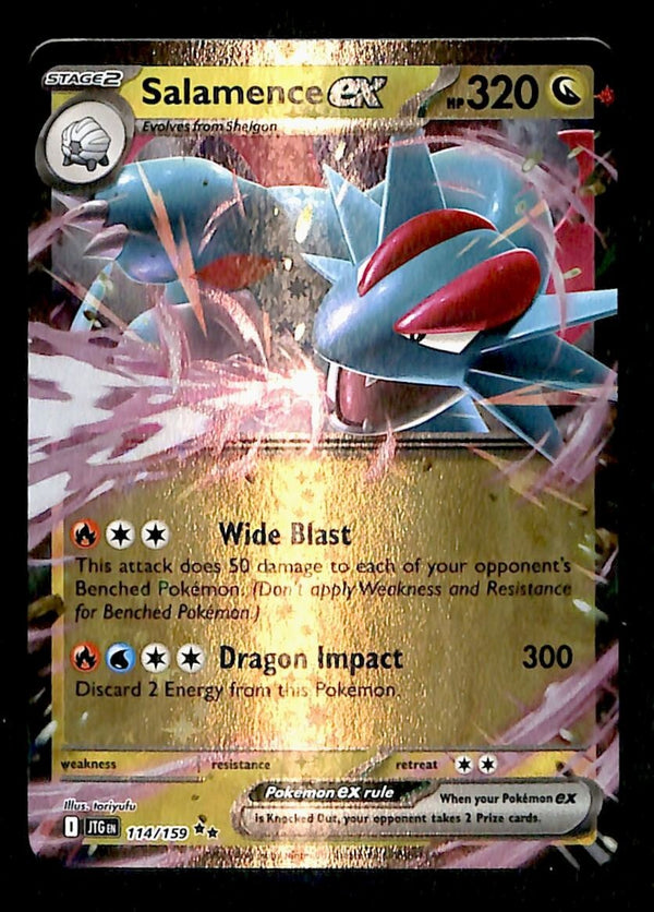 Salamence ex Ultra Rare Journey Together 114/159, NM Pokemon Card
