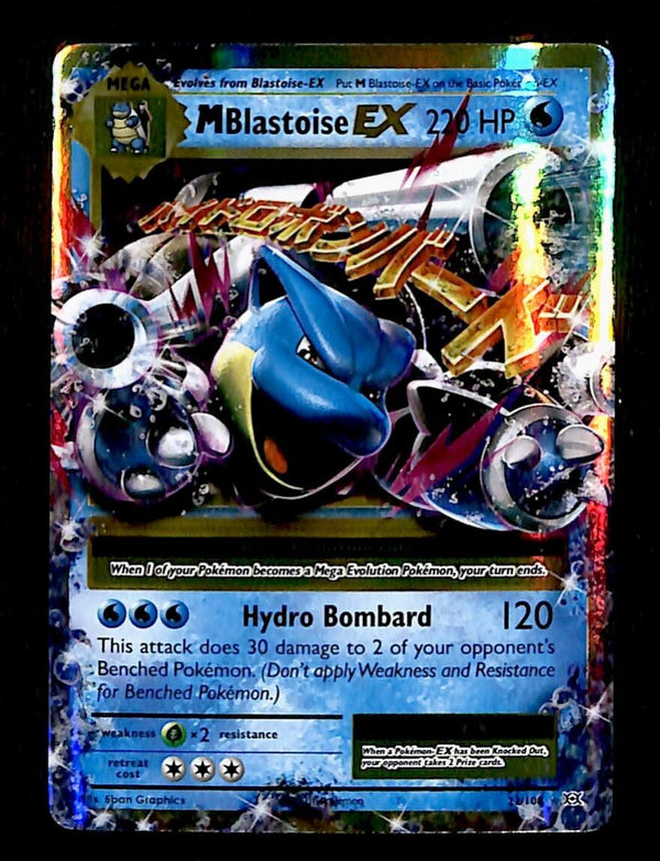 M Blastoise EX Rare Evolutions 22/108, NM Pokemon Card