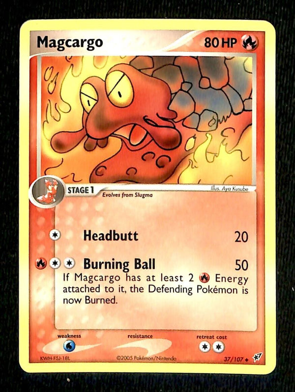 Magcargo EX Deoxy NM, 37/107 Pokemon Card Magcargo EX Deoxy NM, 37/107 Pokemon Card