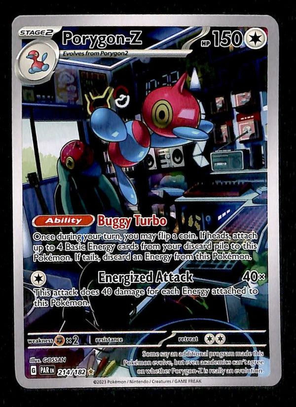 Porygon-Z Illustration Rare Paradox Rift 214/182,NM Pokemon Card