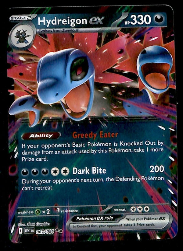 Hydreigon ex White Flare 067/086, NM Pokemon Card