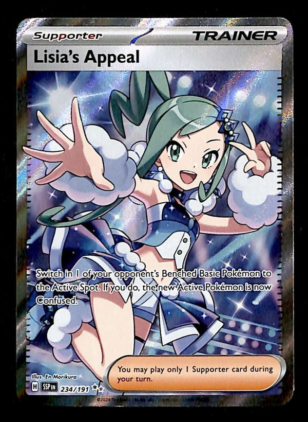 Lisas Appeal Illustration Rare Surging Sparks 234/191, NM Pokemon Card