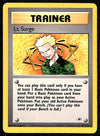 Lt Surge Gym Heroes VG, 101/132 Pokemon Card.