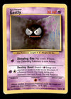 Gastly Base Set 1999 Unlimited Print VG, 50/102 Pokemon Card.
