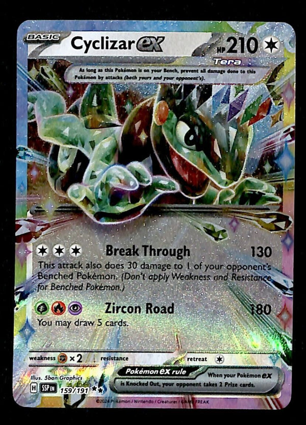 Cyclizard EX Ultra Rare Surging Sparks 159/191, NM Pokemon Card