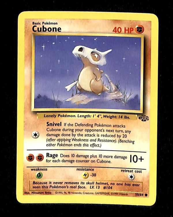 Cubone Jungle NM, 50/64 Pokemon Card