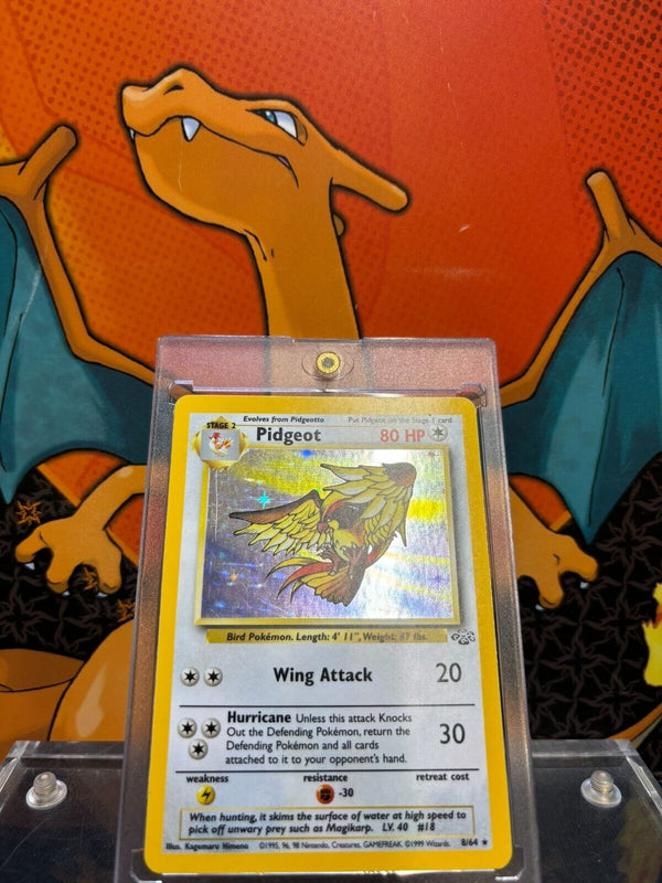 Pidgeot Holo Jungle EX-NM, 8/64 Pokemon Card