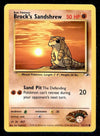 Brock's Sandshrew Gym Heroes NM, 72/132 Pokemon Card.