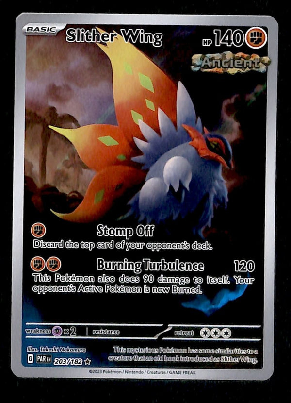 Slither Wing Illustration Rare Paradox Rift 203/182,NM Pokemon Card