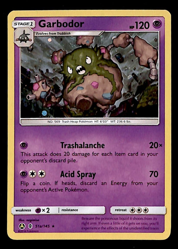 Garbodor Cosmos Holo Guardians Rising 51a/145, NM Pokemon Card