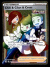 Chili & Cilan & Cress Rainbow Rare Fusion Strike 273/264, NM Pokemon Card